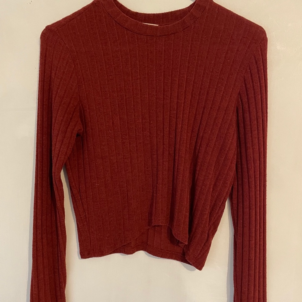 L.A. Hearts Russet Long Sleeve Top size Large